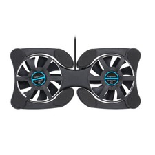 Portable Folding USB Dual Fan Cooler Cooling Pad for PC Laptop 7" 15" L8J1