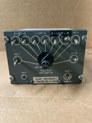 BOEING E3 SENTRY AWACS G-3681 COMM PANEL *VINTAGE*