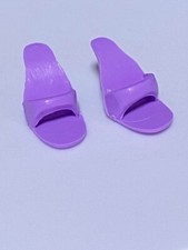 2004 Barbie Midge Reproduction Purple Open Toe Heels Shoes Mules