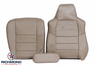 2002-2004 Ford Excursion -Driver Bottom, Lean Back & Armrest LEATHER Seat Covers