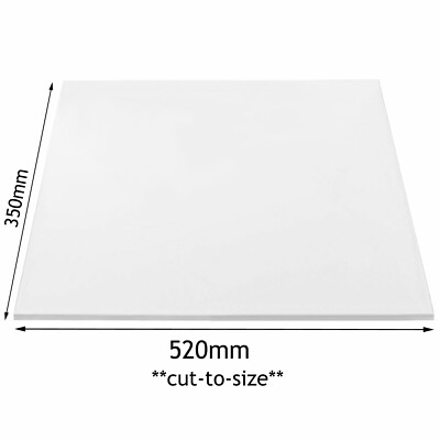 Regal klar Plexiglas Zuschnitt 520 mm x 350 mm x 5 mm