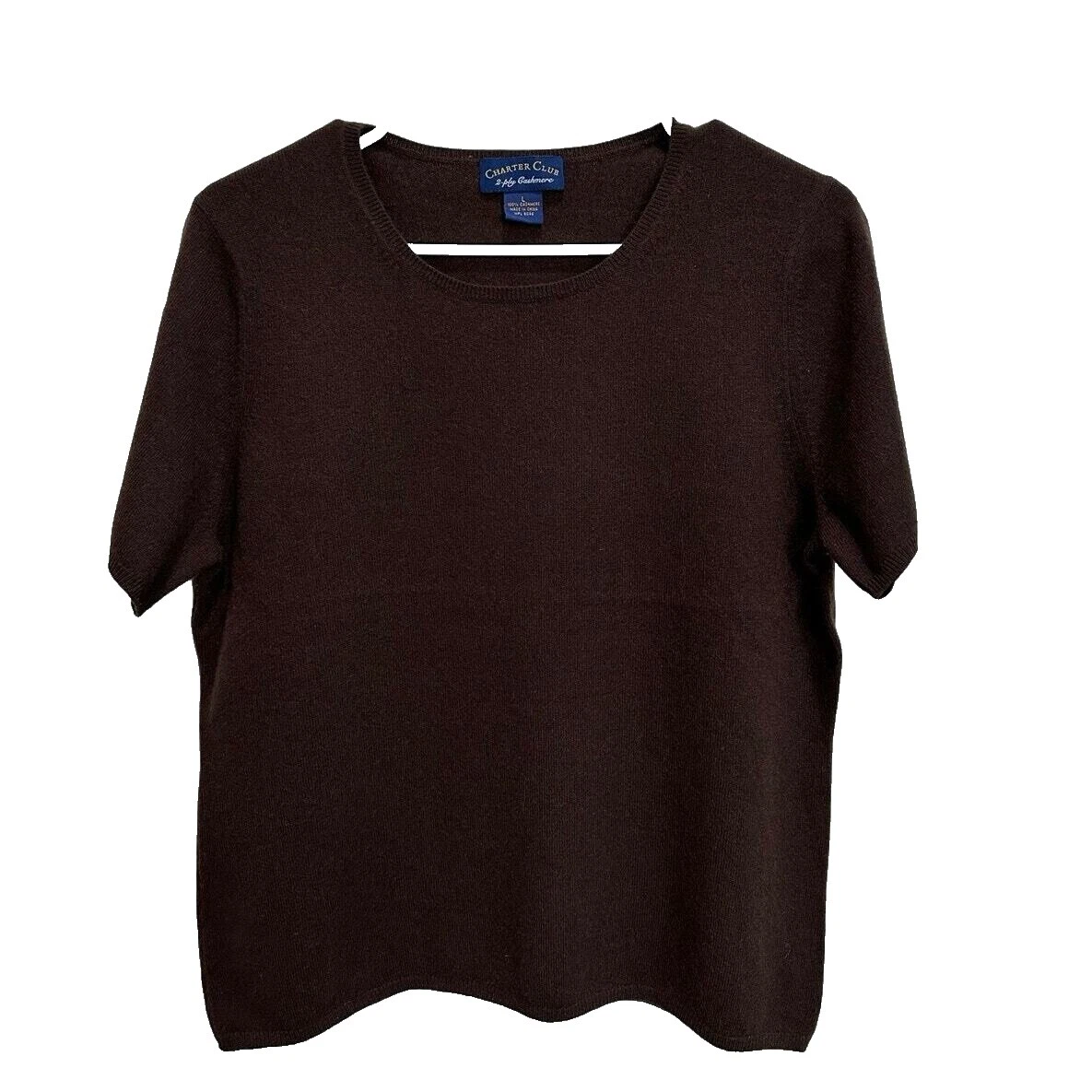 Suéteres Manga corta Cachemira Charter Club para Mujeres