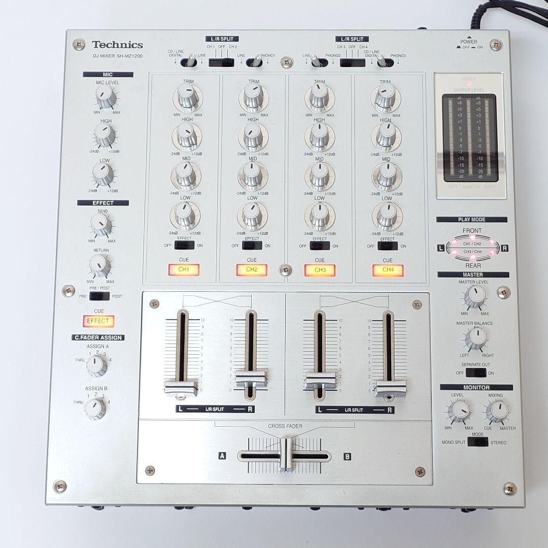 TECHNICS SH-MZ1200-S Silver Professional DJ Mixer 4ch MZ1200S