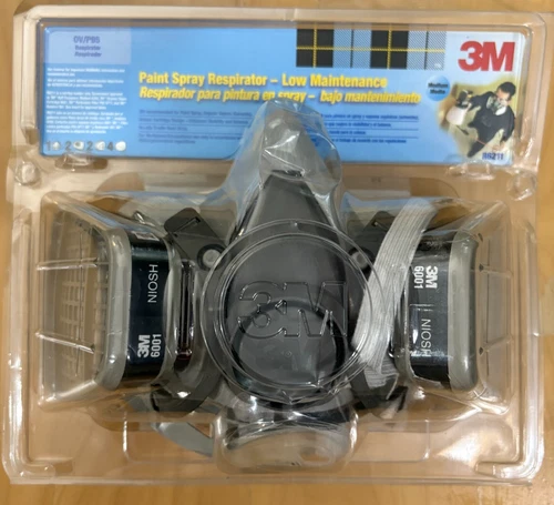 3M Paint Spray Respirator Medium OV P95 Lightweight Comfort Disposable