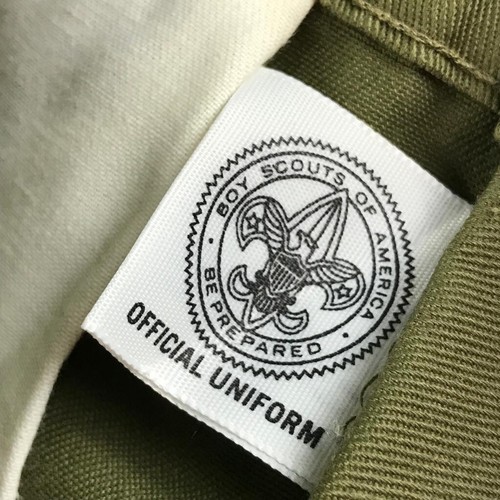 VTG Boy Scouts Of America Pants Boys Small Green Cargo Unfinished Uniform NWOT - Picture 4 of 13