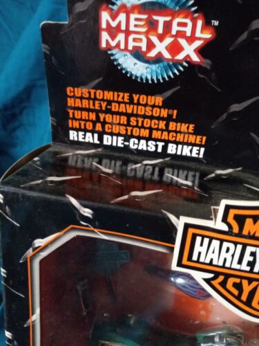 Vintage Harley Davidson Metal Maxx Diecast Custom Shop New 2000 - Picture 3 of 10