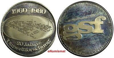 German Research Center for Environmental Health 1960-1980 Medal GSF 30mm (291) 