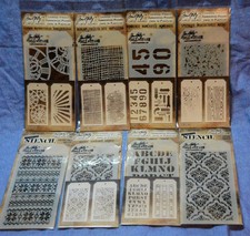 Tim Holtz Layering Stencils 1 or 2/pack : you choose/combined shipping: NEW 