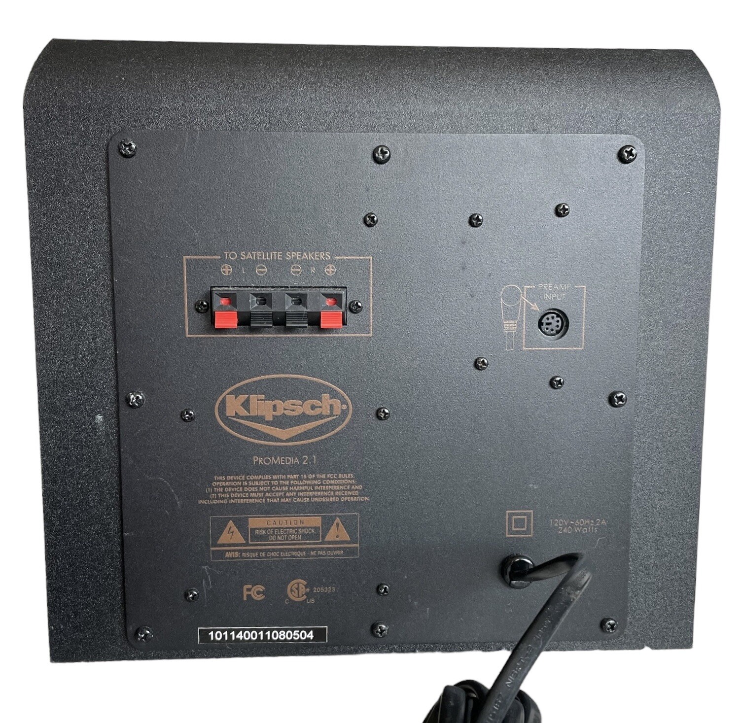 *RESERVED* KLIPSCH ProMedia 2.1 THX Computer Speaker System w/ Powered Subwoofer