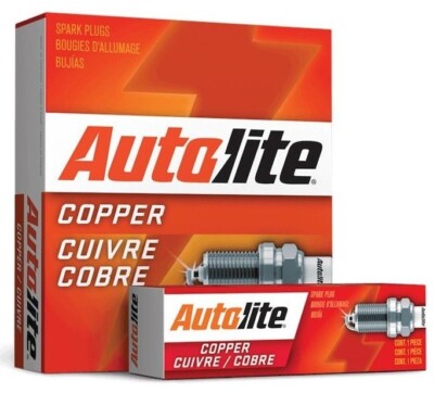 4 X AUTOLITE COPPER CORE SPARK PLUG FOR MITSUBISHI RVR N23W 4G63 4G63T 2.0L I4
