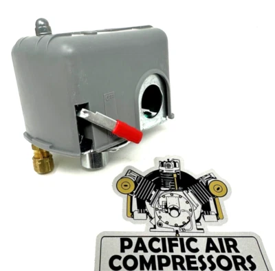 SQUARE D / CURTIS CHALLENGE AIR Curtis E57 / 5E2VT8 Air Compressor Pressure Switch 135 / 175 psi 9013fhg