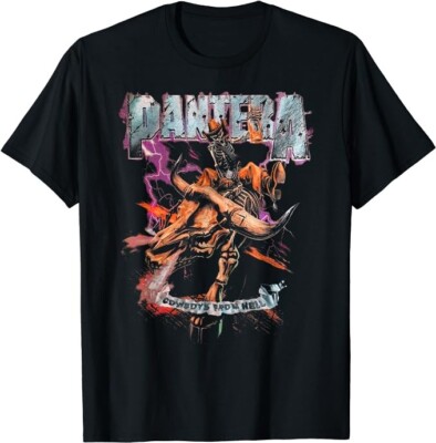 New: PANTERA - Cowboys From Hell T-shirt