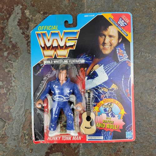 Vintage WWF Hasbro Honky Tonk Man Figure 1990...