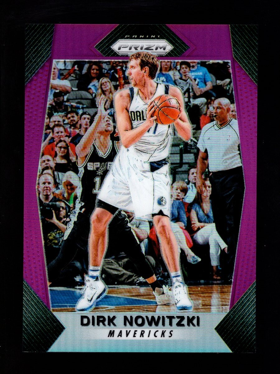 2017-18 PRIZM PURPLE #91 DIRK NOWITZKI 59/75 DALLAS MAVERICKS MAVS