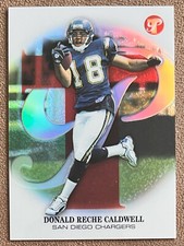 Reche Caldwell 2002 Topps Pristine Rookie Refractor #62 /199 Chargers Numbered