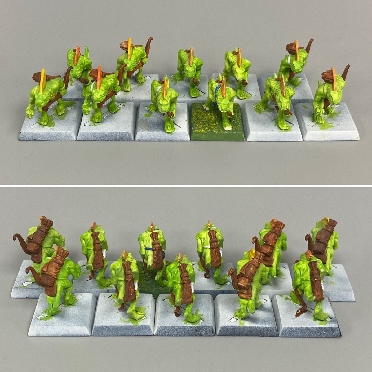 LIZARDMEN SKINK WARRIORS X 11 WARHAMMER THE OLD WORLD SERAPHON