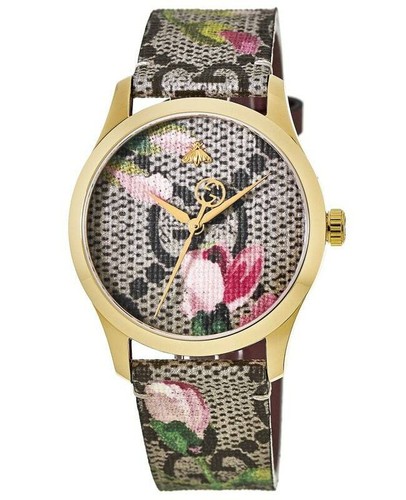 New Gucci G-Timeless Pink Print Dial 