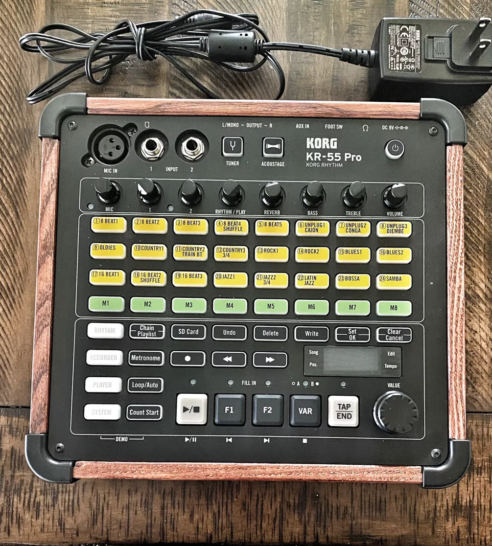 korg kr-55 pro rhythm machine (barely used)