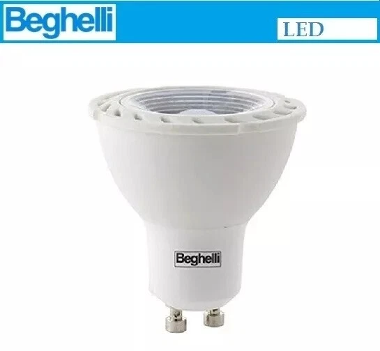 LAMPADA LAMPADINA BEGHELLI SPOT SAVING FARETTO LED 4W GU10 4000K LUCE CALDA - Immagine 2 di 2