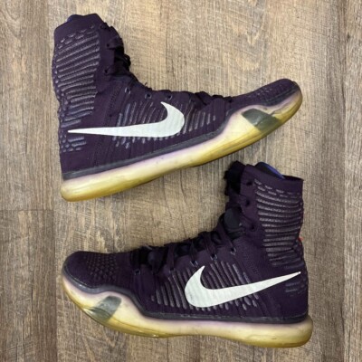 Nike Kobe 10 X Elite High Team Purple Size 8.5 Sneakers Shoes