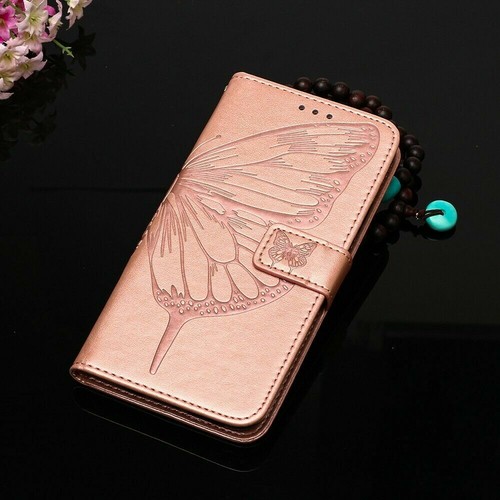 For iPhone 13 Pro Max 13 Mini Butterfly Magnetic Flip Leather Wallet Case Cover - Zdjęcie 14 z 65