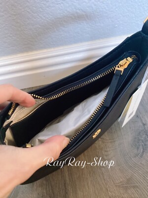 NWT Tory Burch Emerson Zip Small Saffiano Leather Shoulder Bag