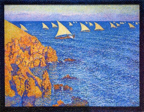 Handmade Oil Painting repro Theo Van Rysselberghe - The Regatta