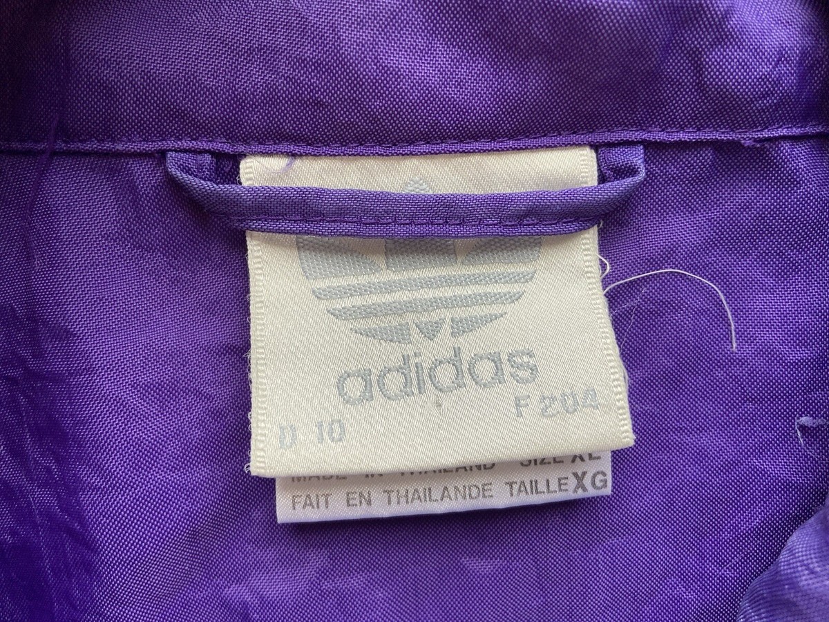 ADIDAS 90s TRACK TOP JACKET sz XL MEN PURPLE | eBay
