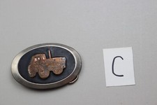 Vintage Tractor Belt Buckle Limited Edition Enamel