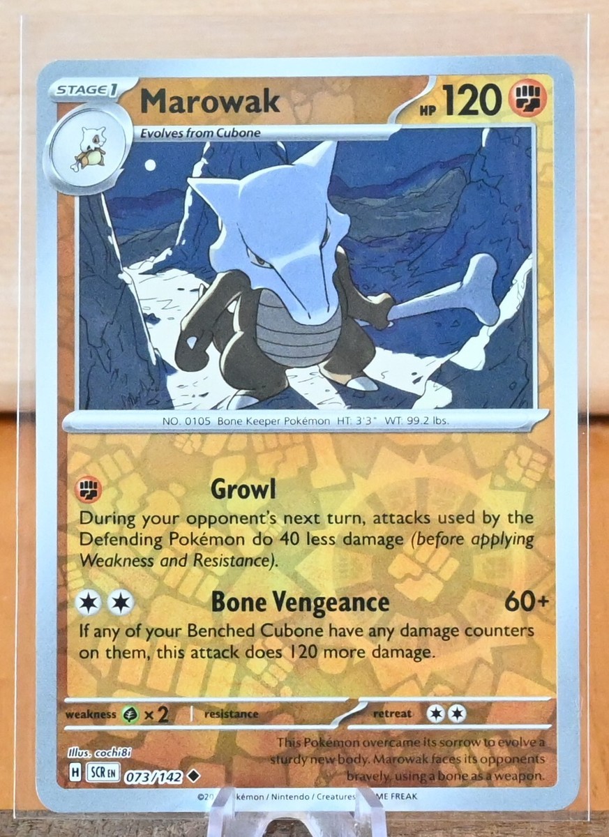 Pokémon TCG: Marowak - 073/142 - Reverse Holo - Stellar Crown - NM