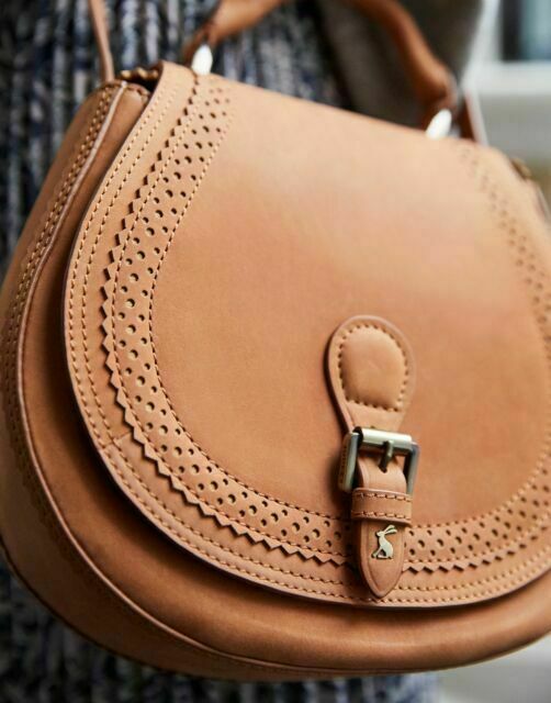 Joules 209003TAN Leather Saddle Bag Tan for sale online UK