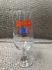 Vintage 1984 Olympics Budweiser Glass