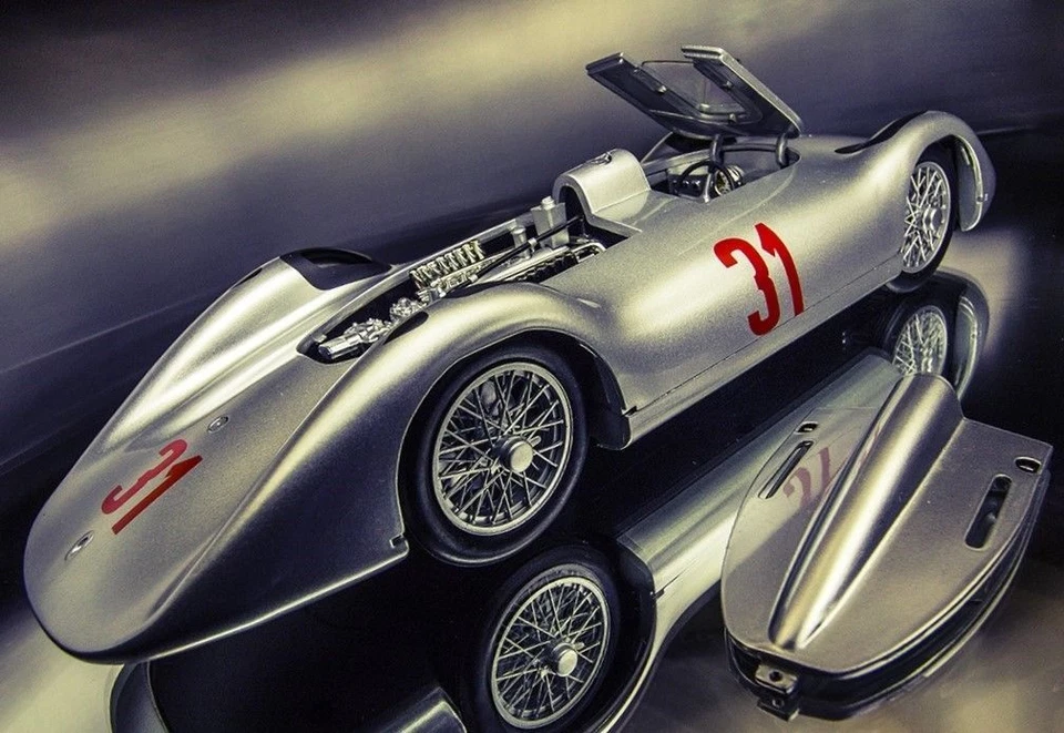 Race Car Grand Prix Racing1 18Vintage24Le Mans Racer12Custom Built Metal Model - Image 3 of 4