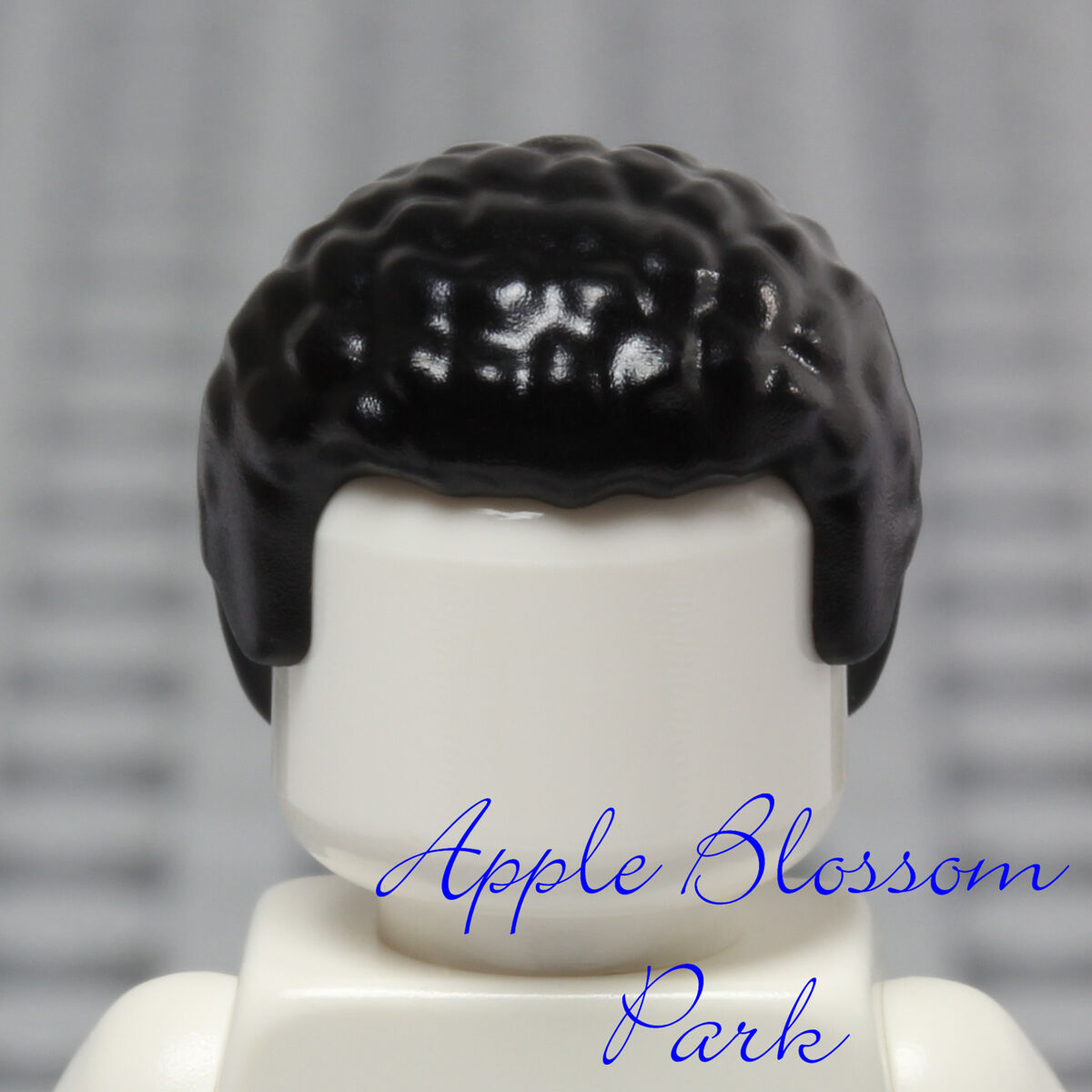 NEW Lego Minifig BLACK HAIR - Boy/Girl Short Curly Afro Pixie SW Finn Head Gear