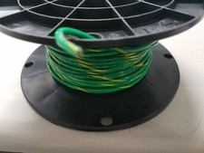 12 GAUGE THHN WIRE 100 FEET EA THWN 600V COPPER STRANDED GREEN/YELLOW GROUND