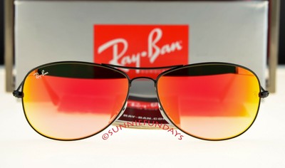 ray ban orange gradient flash