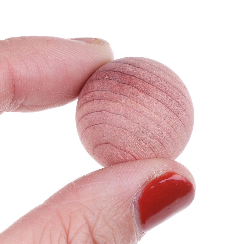 24Pcs Cedar Wood Moth Balls Moth Insect Repellent Natural Smell Durable