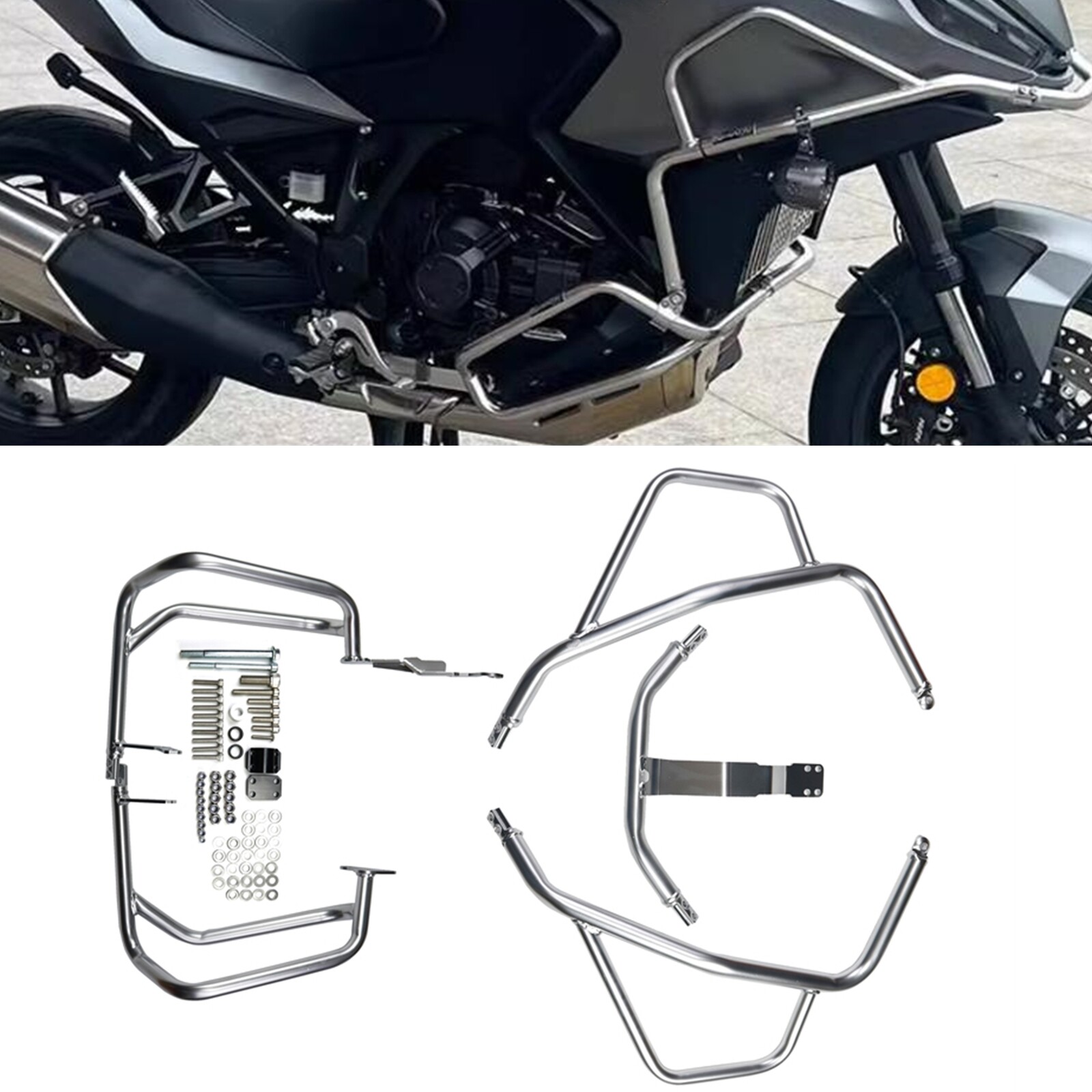 Motorcycle Front Engine Guard Bar Protector For Honda NT1100 20222023