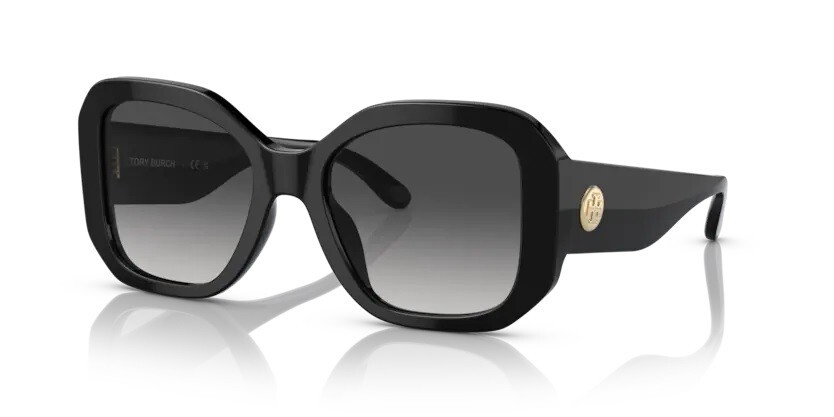 ?(52 MM LENS) TORY BURCH BLACK EYEGLASSES Tory Burch TY2149U black frame main image 4