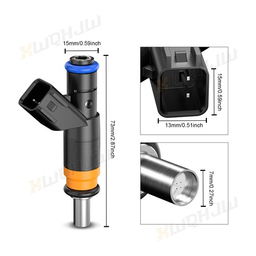 8x Fuel Injectors 05037479AA For Dodge Jeep Ram 1500-3500 Chrysler 300 5.7L 6.1L - Picture 11 of 12