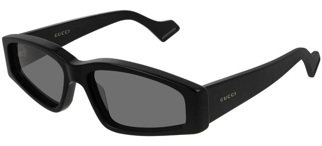 gucci slim rectangular sunglasses