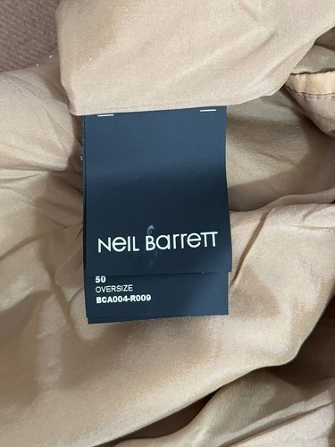 Neil Barrett Double-breasted Camel Wool Coat Women’s - Picture 6 of 10
