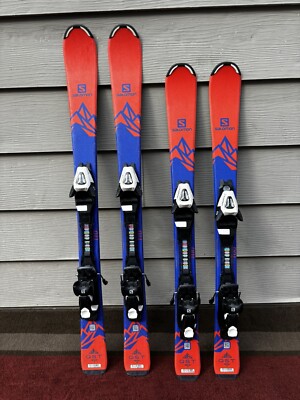 Salomon Qst Max Jr Kids Skis + Salomon 5 Bindings ''Good Condition'' (All Sizes)
