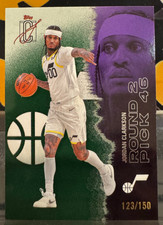 Jordan Clarkson 2025-26 Topps Signature Class 123/150 Green Jazz #100
