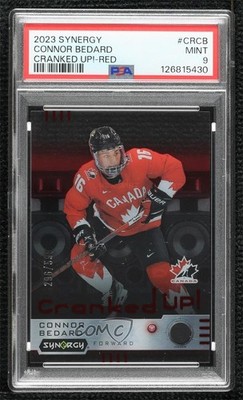2023 Upper Deck Synergy Cranked Up Red /599 Connor Bedard #CR-CB Rookie RC 0u20
