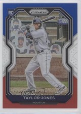 2021 Panini Prizm Tier II Red White & Blue Prizm Taylor Jones #184 4s2
