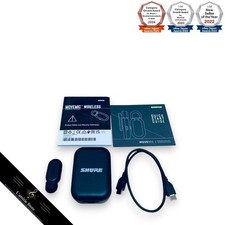 SHURE MoveMic One Clip-on Wireless Microphone Japan Black MV-ONE-J-Z6 Used