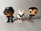 Superman Funko Pop! Lot of 3 - Clark Kent, Krypto & Superman Flying 80th Loose
