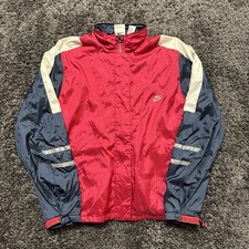 Vintage 90  s Nike International Windbreaker Pink Full Zip Jacket Women's Size M