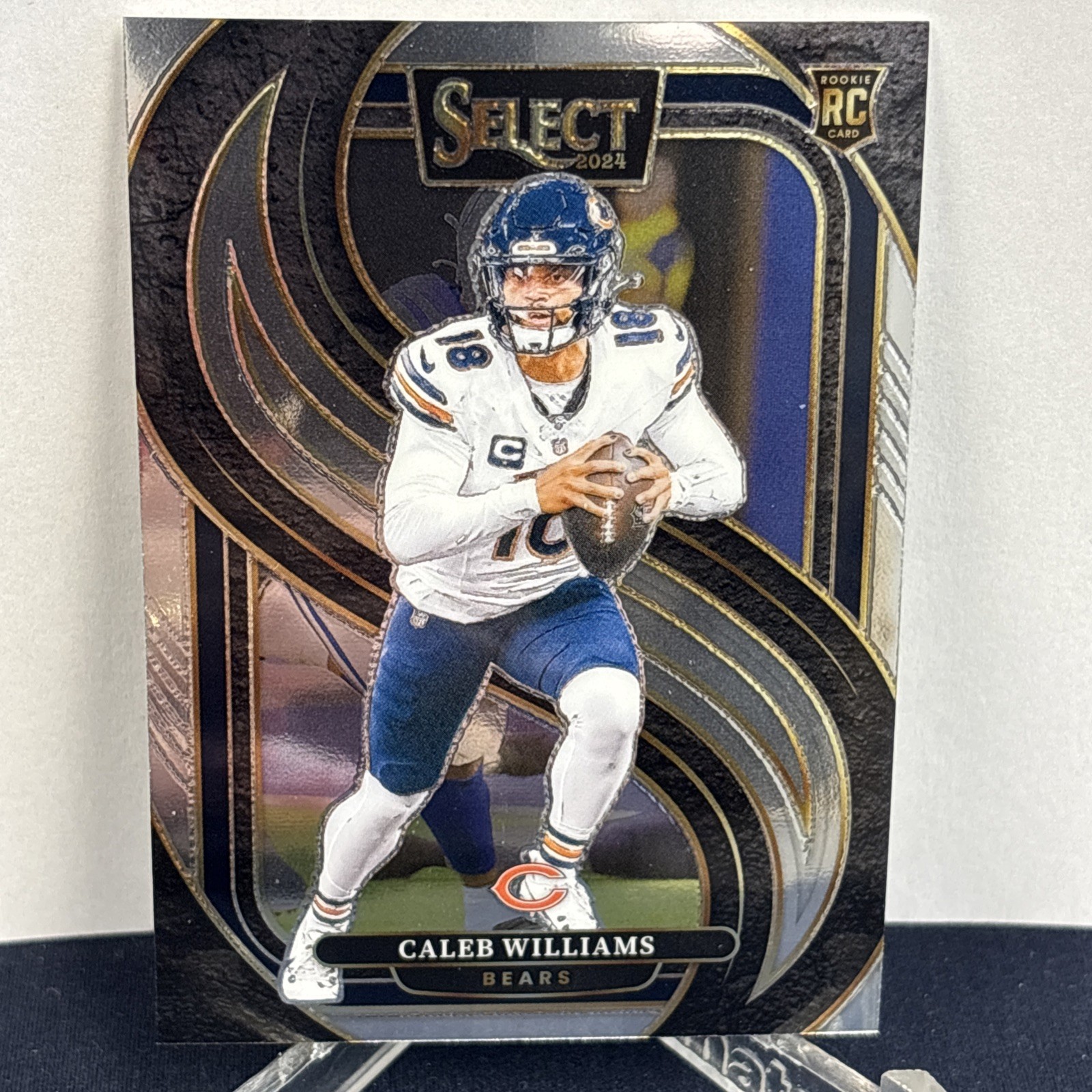 2024 Panini Select - Premier Level Caleb Williams #114 Silver Prizm (RC)
